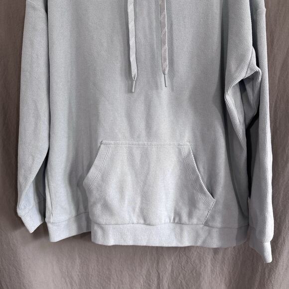 Marc New York Andrew Marc Serenity Blue Hoodie Pullover Sweatshirt‎ Size M - Picture 4 of 13